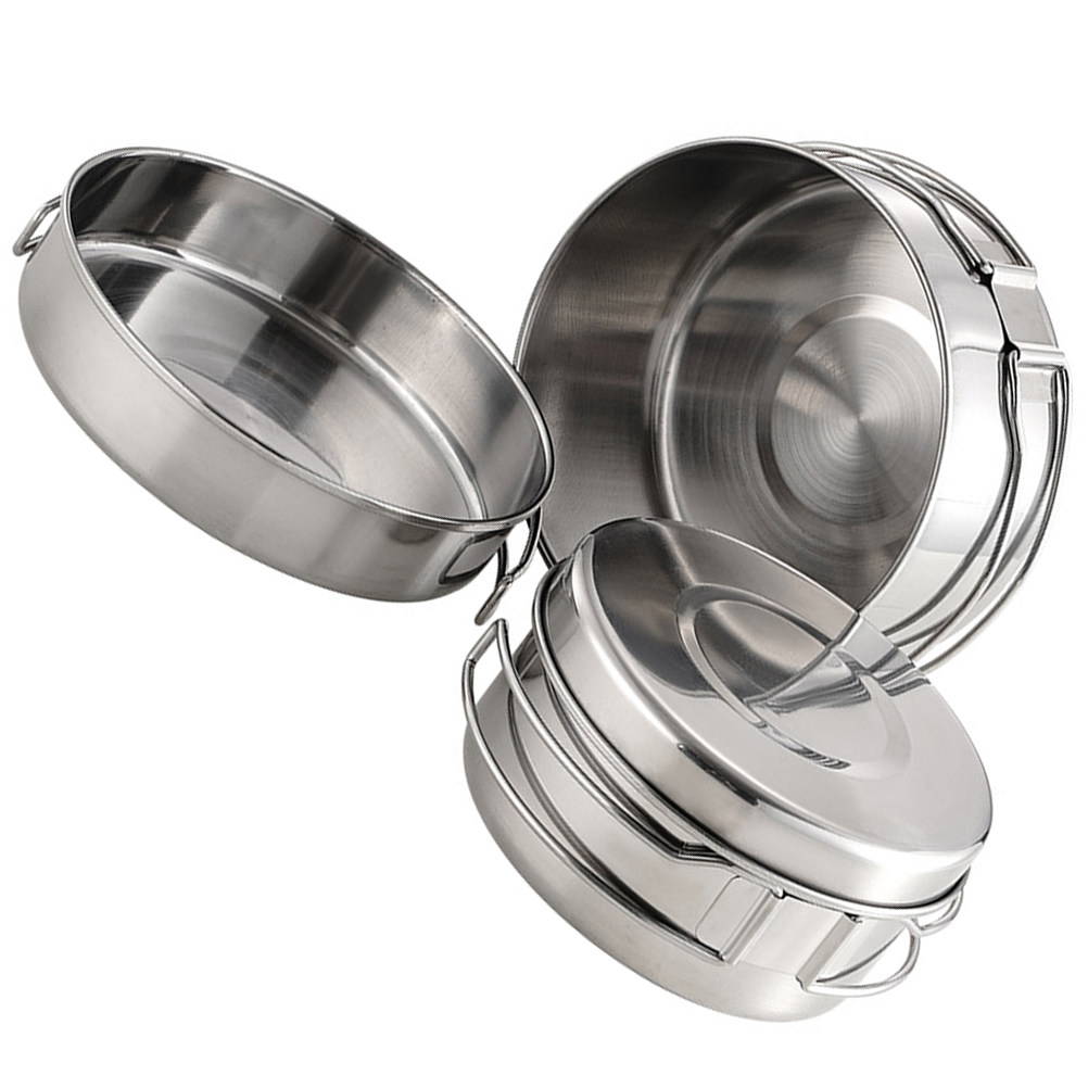 ステンレス製キャンプ用調理器具セット1セット、ポータブル軽量 - Camping Cooking Kit のレビューと価格