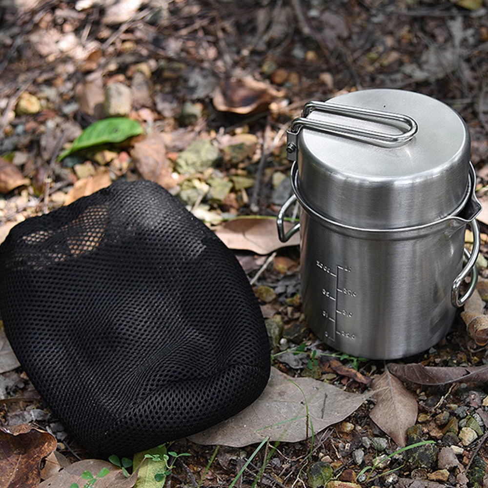 耐久性のあるステンレス鋼キャンプ調理器具セットノンスリップサ - Camping Cooking Stove のレビューと価格