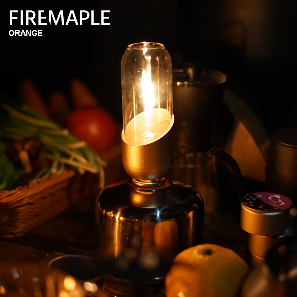 Fire mapleオレンジガスランタン、キャンプ、ハイキン - Campfire Cooking のレビューと価格