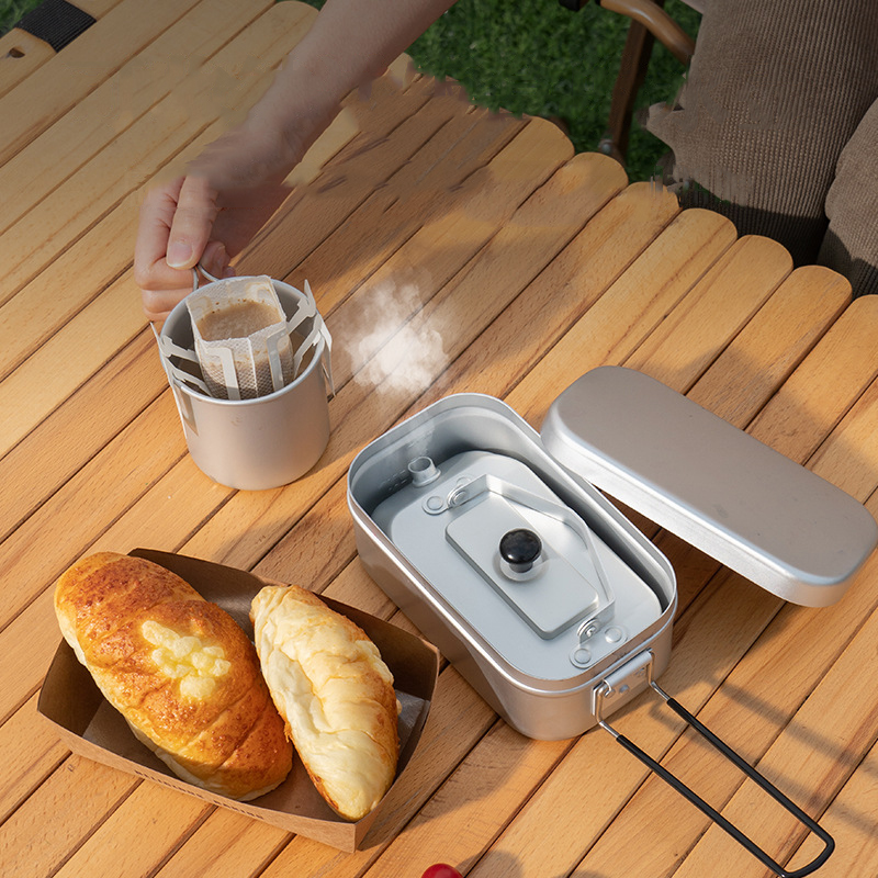 超軽量ポータブルピクニックケトル、キャンプティーポット、コー - Camping Cooking Kit のレビューと価格