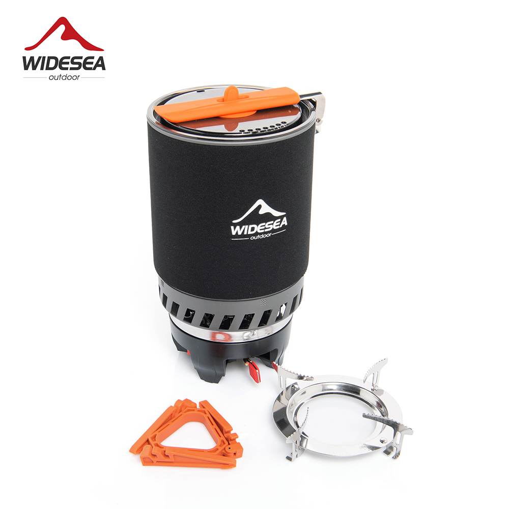 広範囲の海でのキャンプ用調理システム、熱交換器付き屋外ガスバ - Camping Cooking Stove のレビューと価格