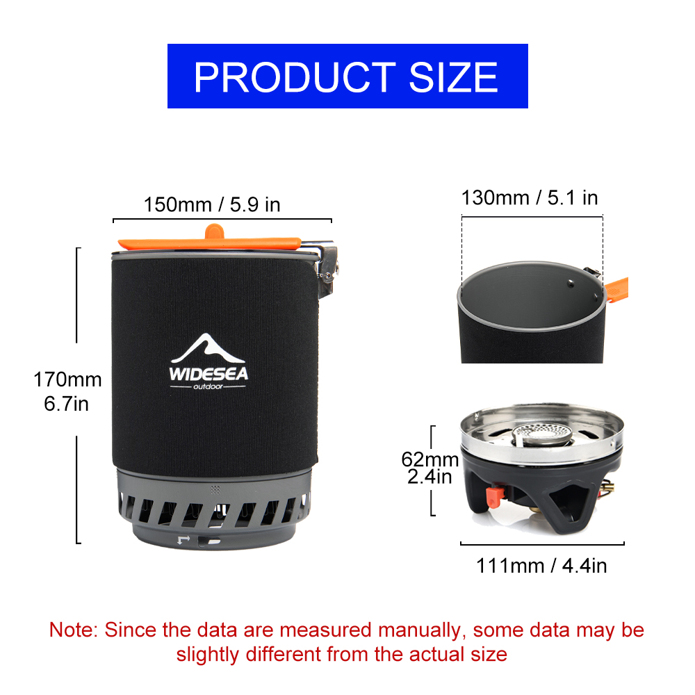 広範囲の海でのキャンプ用調理システム、熱交換器付き屋外ガスバ - Camping Cooking Stove のレビューと価格