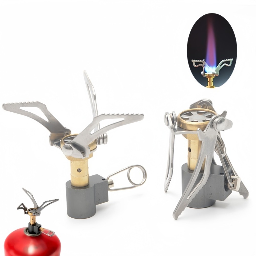 3000W ポータブル折りたたみ式アルミニウム合金超軽量ポケ - Camping Cooking Gas Stove Portable Tool のレビューと価格