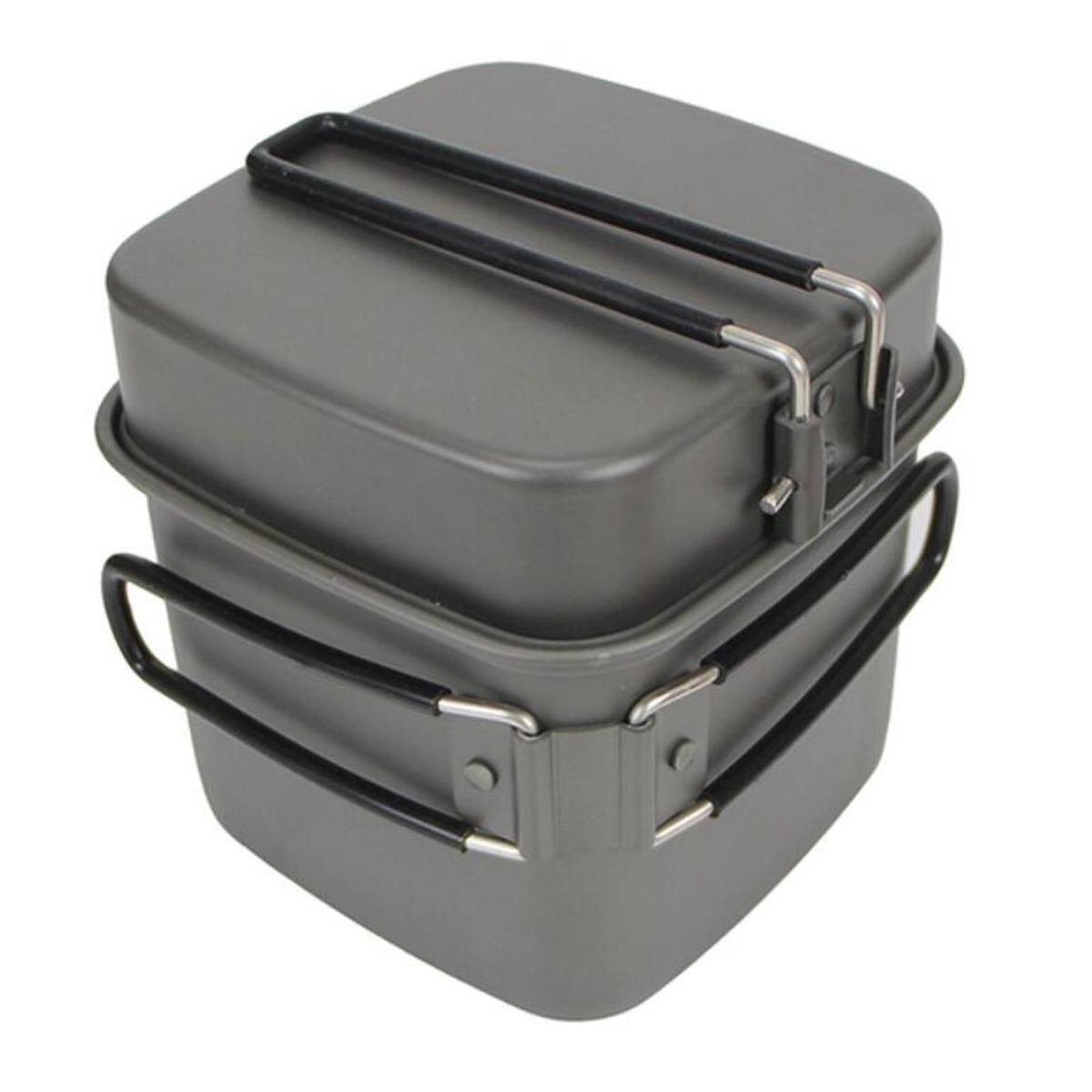 キャンプ用調理器具セット フライパン 旅行用 軽量 キャンプ - Camping Cooking Set Non Stick のレビューと価格