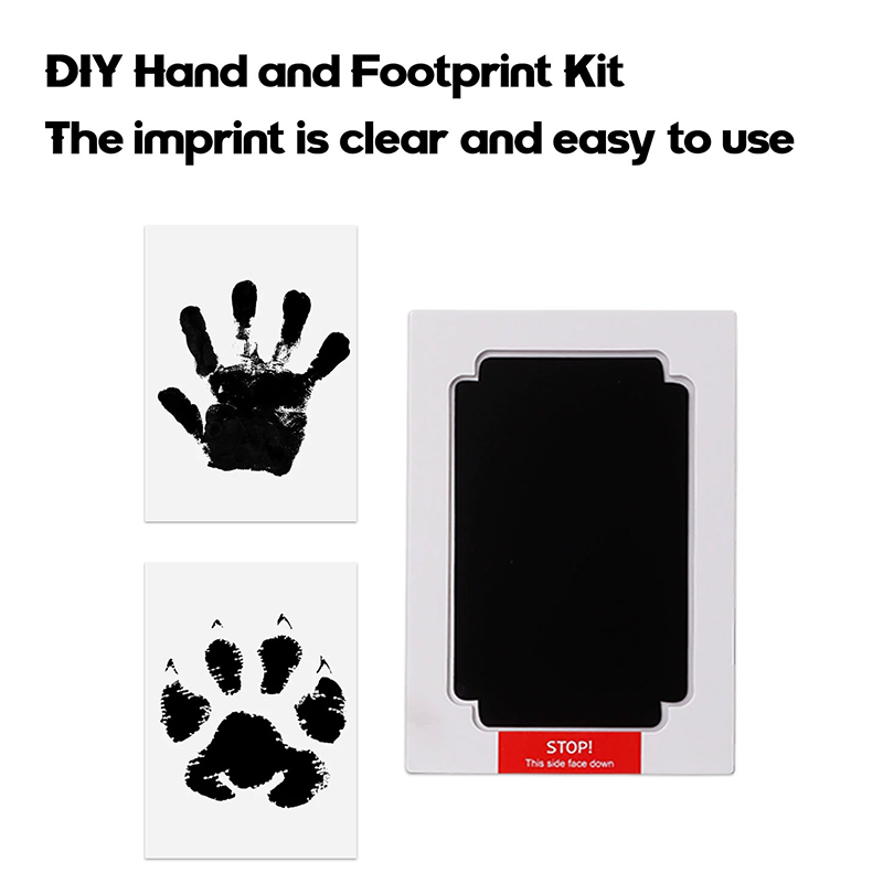 無毒ベビー手形足形インクパッドペット犬猫足跡キット清潔タッチ - Camping Cooking Kit のレビューと価格