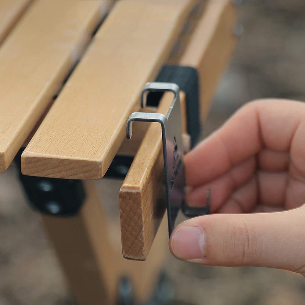 ハングガスキャニスターフックキャンプテーブルフック​​ステン - Camping Cooking Drawer のレビューと価格