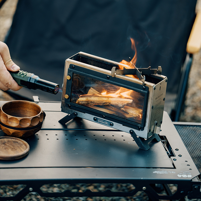 Goout スプリングヒル ウッドストーブ ポータブル薪スト - Campfire Cooking のレビューと価格