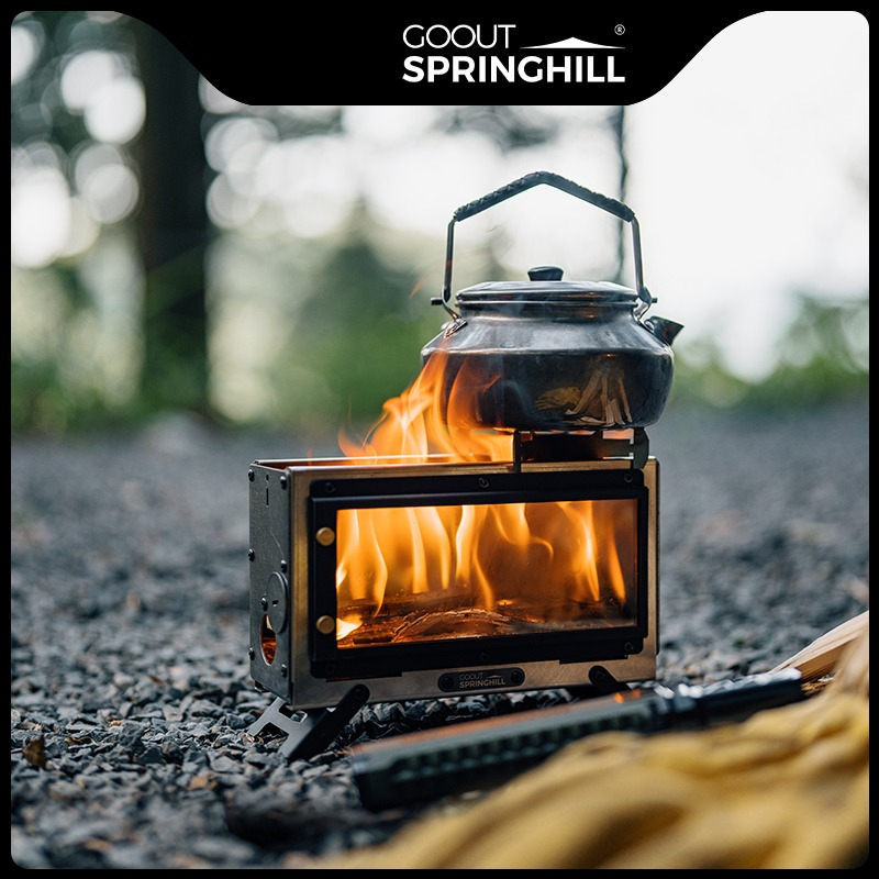 Goout スプリングヒル ウッドストーブ ポータブル薪スト - Campfire Cooking のレビューと価格