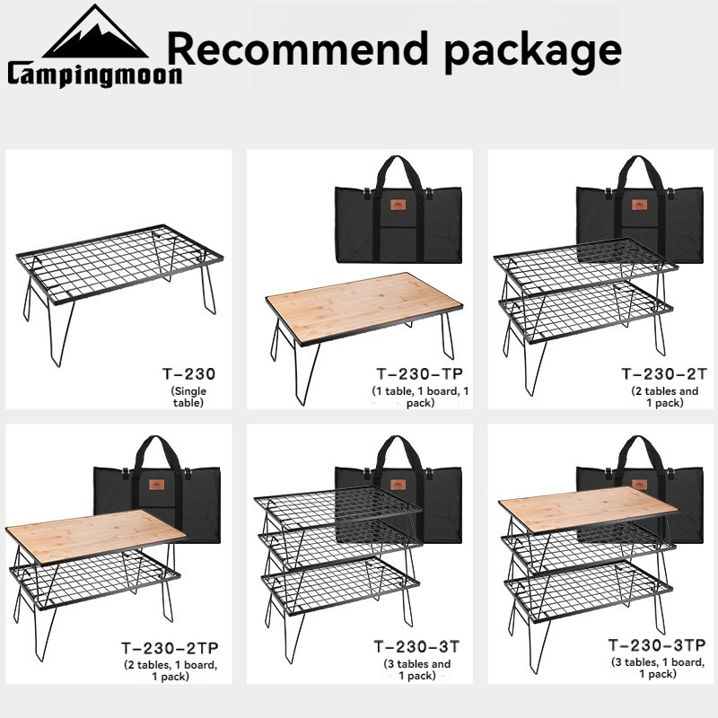 CAMPINGMOON T-230 ポータブル多機能鉄製収納 - Camping Cooking Portable のレビューと価格