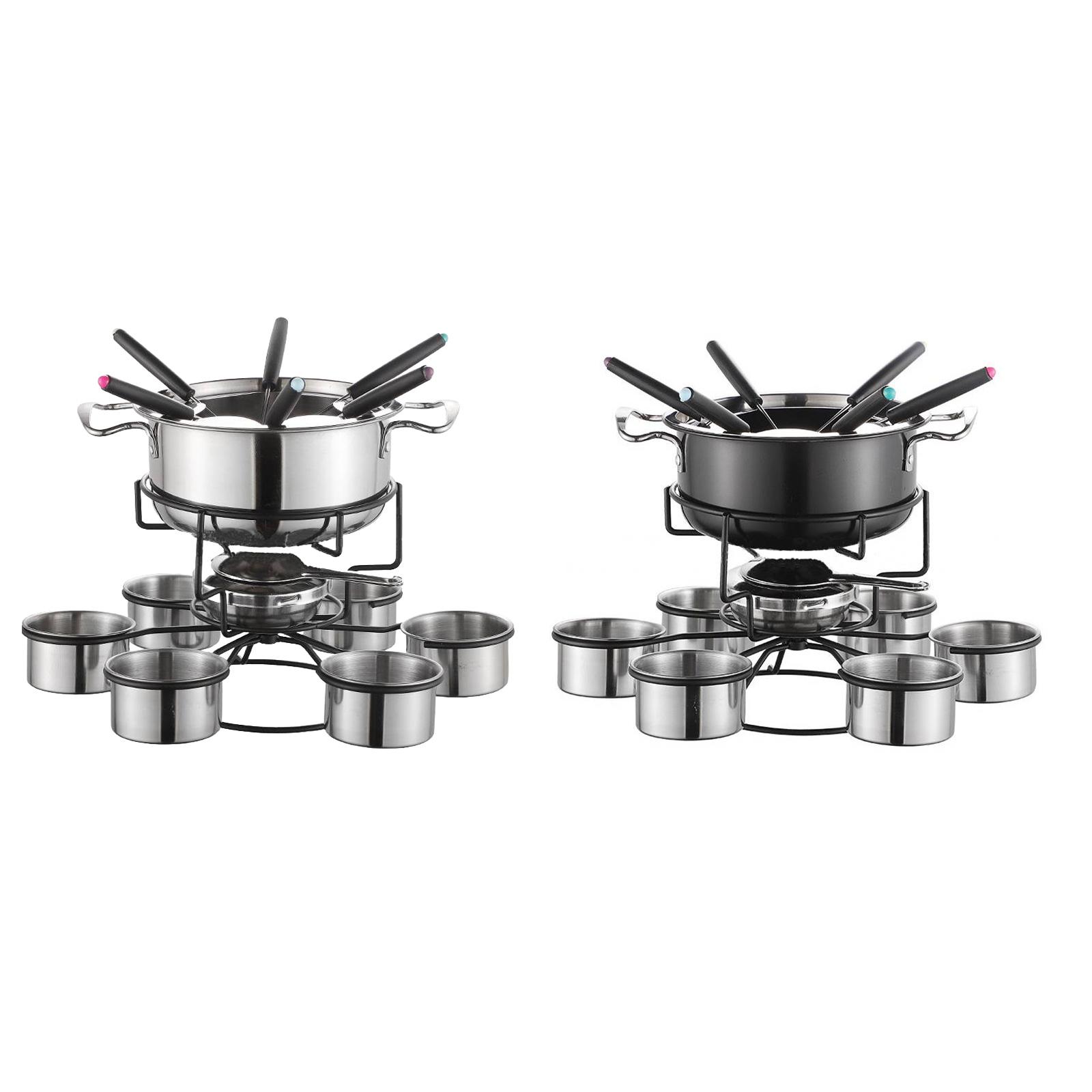 フォンデュポットセット調理ストーブ厚みのある多機能安定した溶 - Camping Cooking Stove のレビューと価格