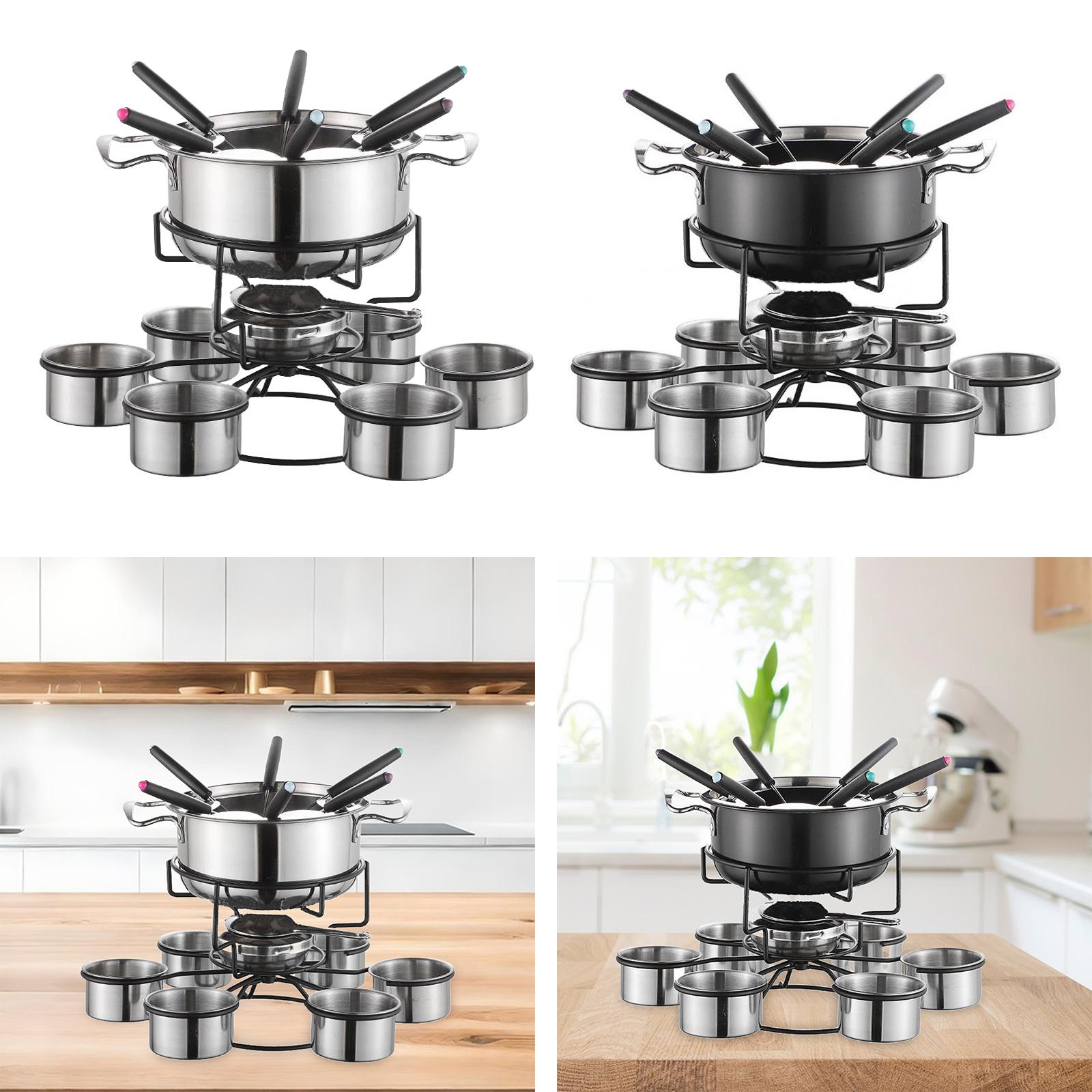 フォンデュポットセット調理ストーブ厚みのある多機能安定した溶 - Camping Cooking Stove のレビューと価格