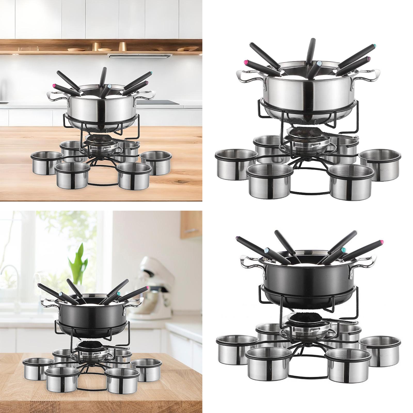 フォンデュポットセット調理ストーブ厚みのある多機能安定した溶 - Camping Cooking Stove のレビューと価格