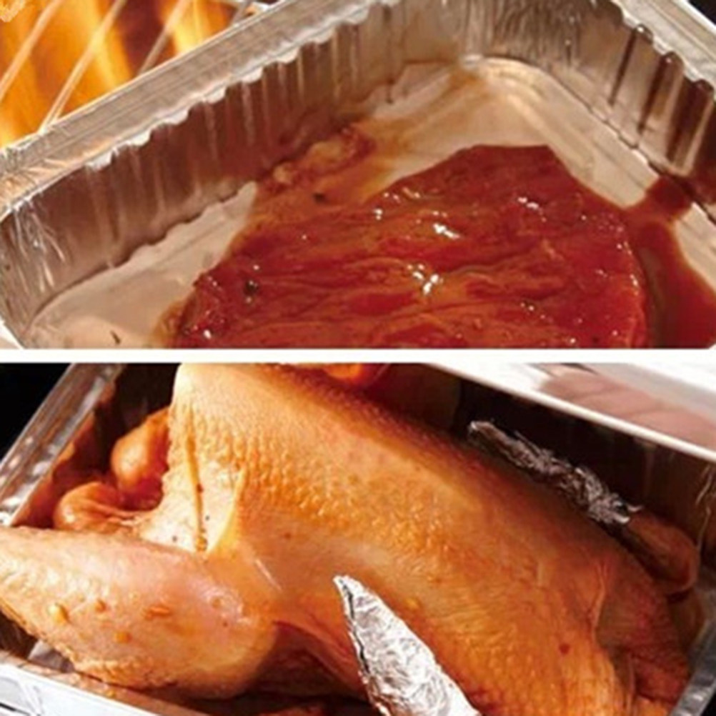 10個入り使い捨てアルミホイルBBQドリップパン グリル用油 - Aluminum Foil Heavy Duty のレビューと価格