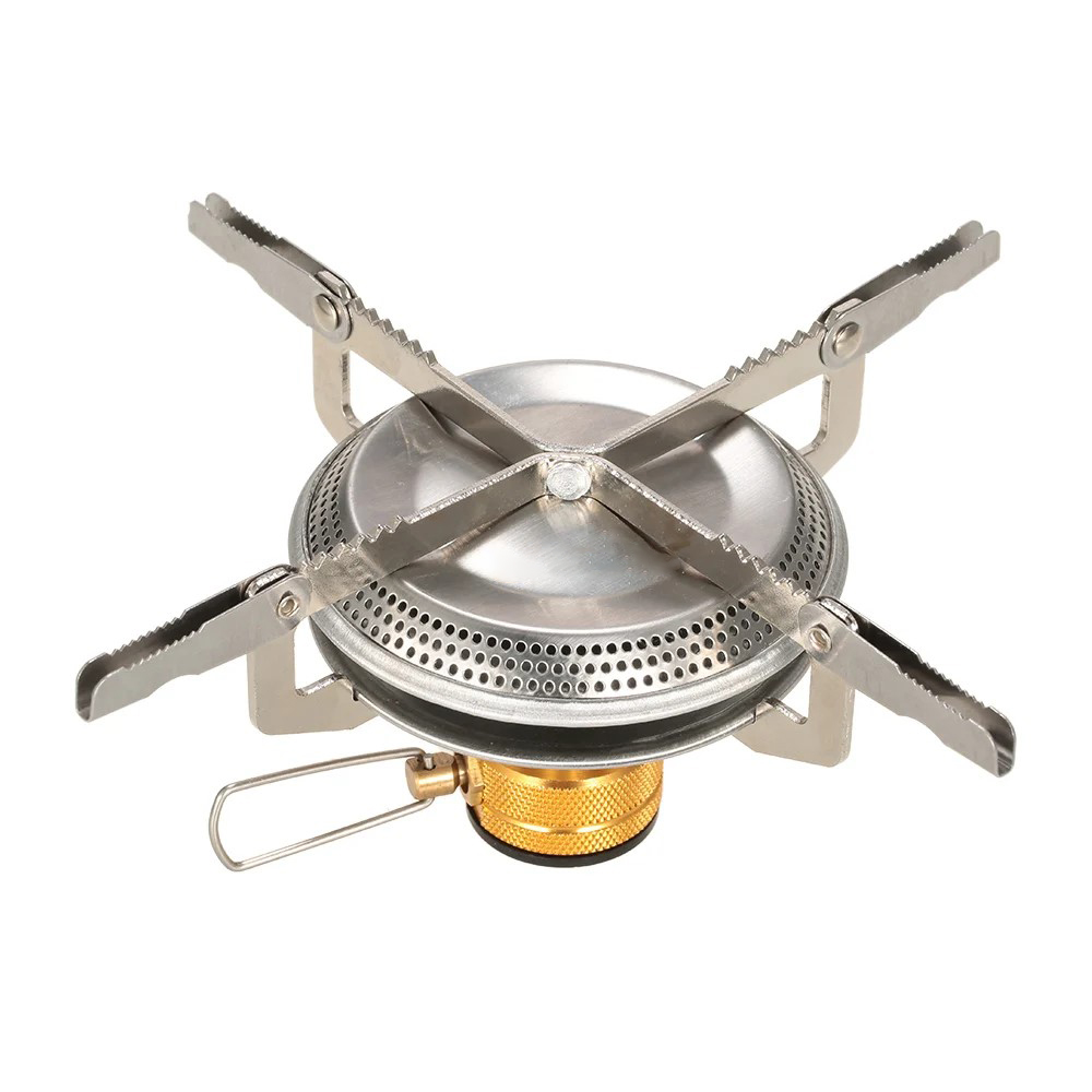 屋外キャンプガスストーブ超軽量ポータブルストーブバーナーハイ - Camping Cooking Heater のレビューと価格