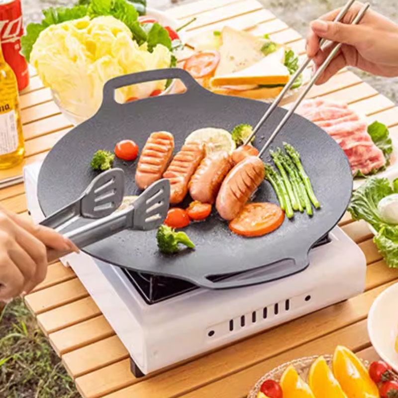    26/30/33CM屋外キャンプグリルパン韓国風マイ - Camping Cooking Set Non Stick のレビューと価格