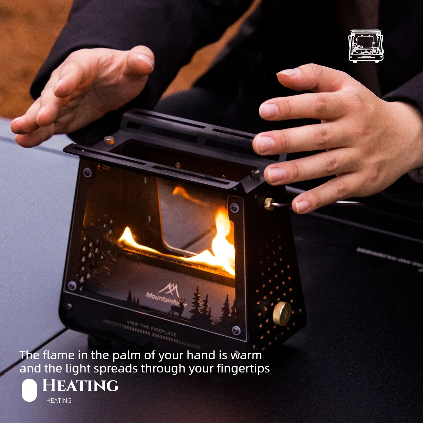 MOUNDAINHIKER ステンレス鋼ポータブルミニファイ - Campfire Cooking のレビューと価格