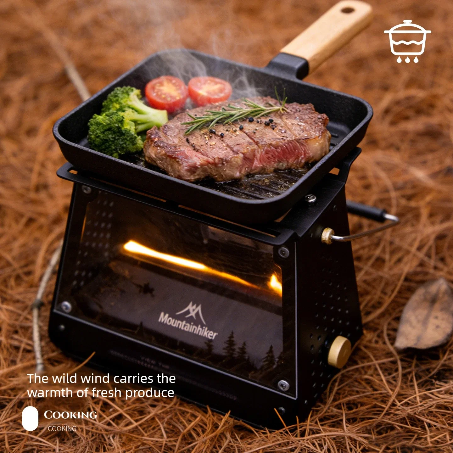 MOUNDAINHIKER ステンレス鋼ポータブルミニファイ - Campfire Cooking のレビューと価格