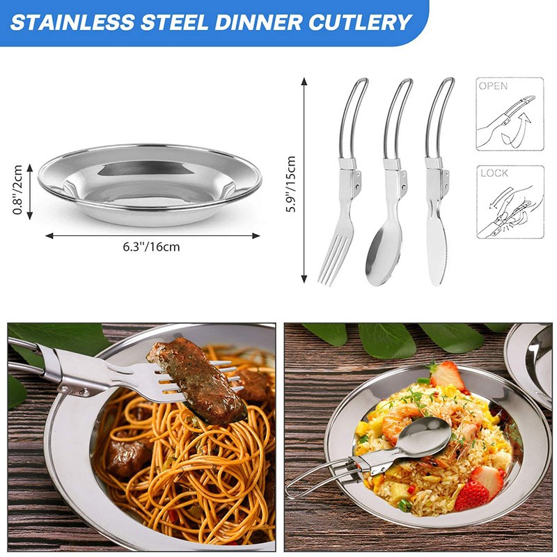 1 セット屋外ポットパンキャンプ調理器具ピクニック調理セット - Camping Cooking Set Non Stick のレビューと価格
