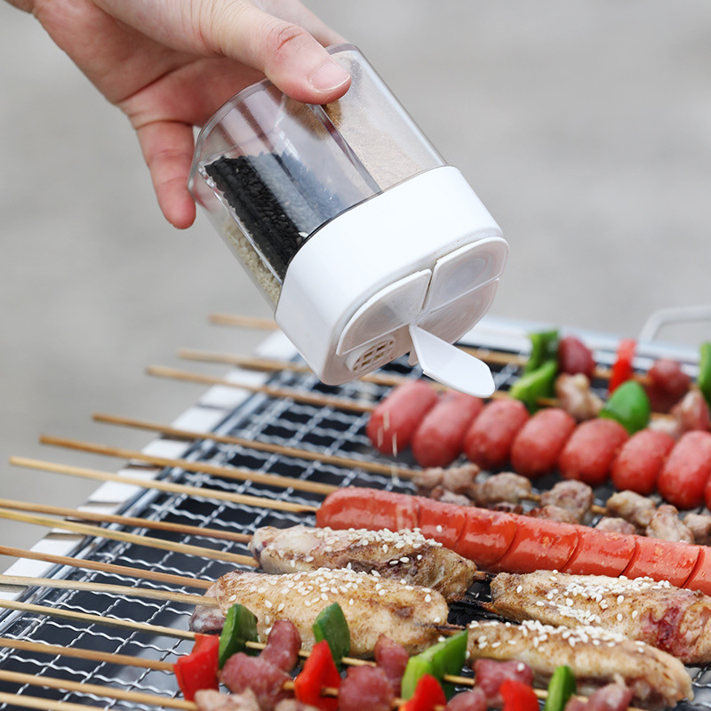 4in1 キャンプ調味料シェーカー 多目的スパイスジャー 蓋 - Camping Cooking Set Non Stick のレビューと価格