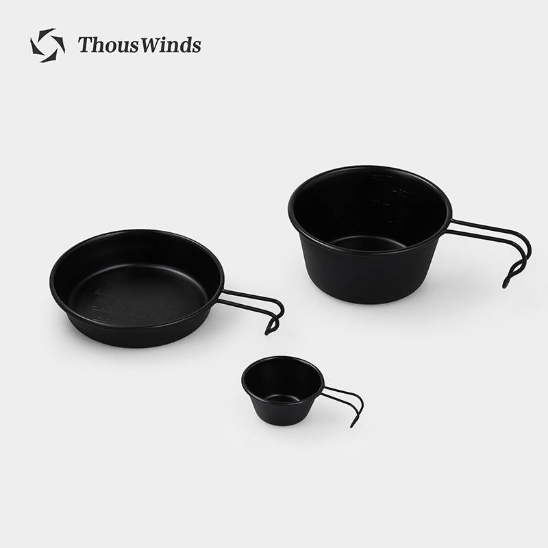 Thous風屋外キャンプpinic折りたたみでシエラカップハ - Camping Cooking Set Non Stick のレビューと価格