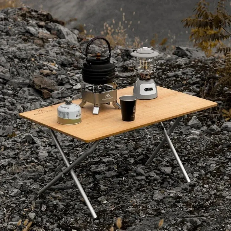 MOUNTAINHIKER 2/3 竹製折りたたみテーブル  - Camping Cooking Portable のレビューと価格