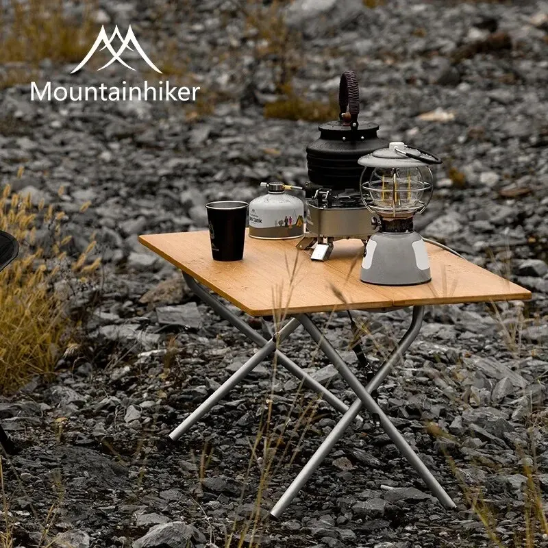 MOUNTAINHIKER 2/3 竹製折りたたみテーブル  - Camping Cooking Portable のレビューと価格